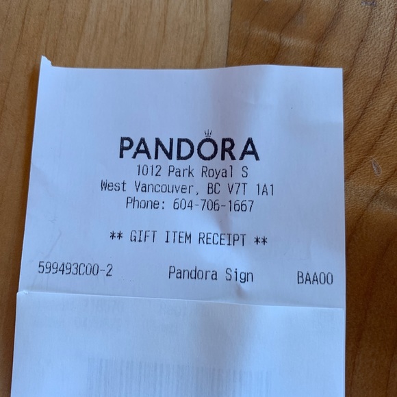 Pandora Signature Bracelet I-D Open Bangle - Picture 5 of 5